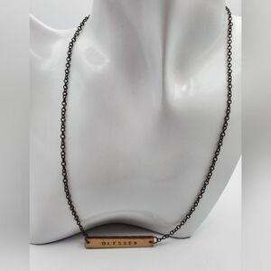 Blessed bar necklace trendy jewelry N1617
